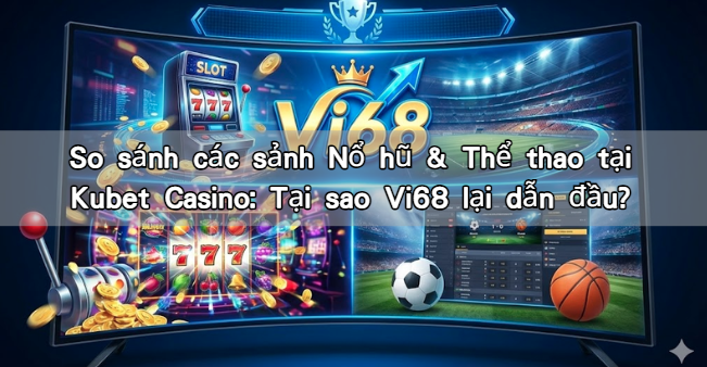 Read more about the article So sánh các sảnh Nổ hũ & Thể thao tại Kubet Casino: Tại sao Vi68 lại dẫn đầu?